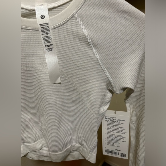 2 New With Tags Swiftly Tech Cropped Long-Sleeve
Shirts 2.0 - Picture 14 of 16